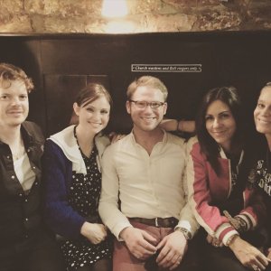 Richard with Sophie Ellis-Bextor, Richard Jones (The Feeling), and Julia Bradbury - 2017