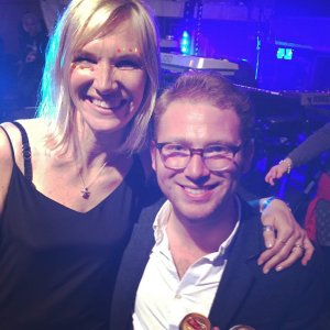 Richard with Jo Whiley - 2017